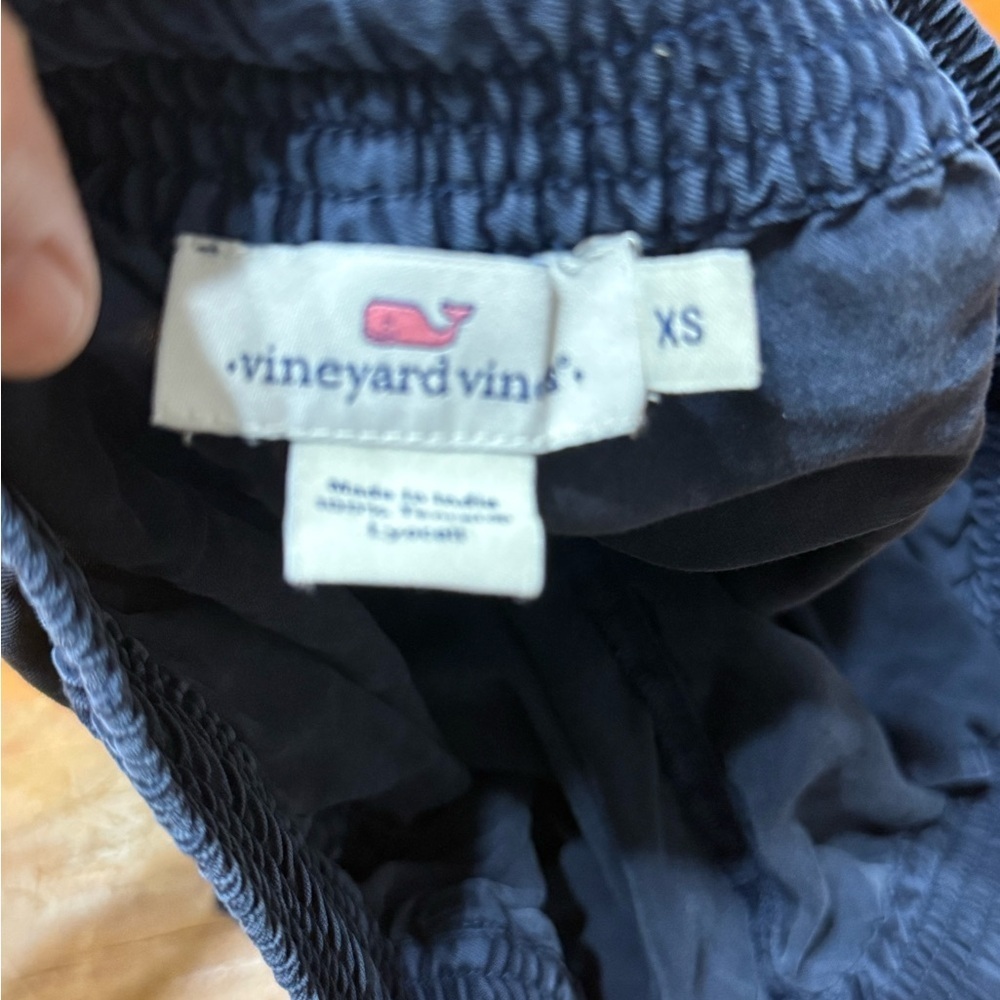 Vineyard Vines Navy Blue Women Shorts - Picture 3 of 3